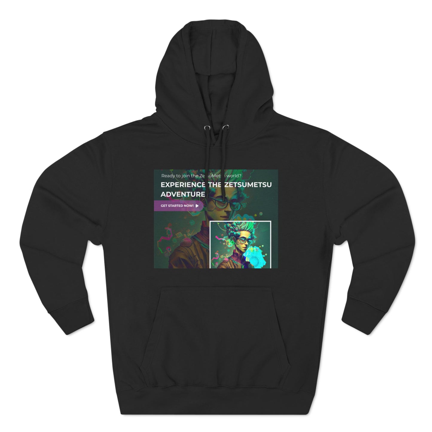 Zetsumetsu Eoe™ Three-Panel Fleece Hoodie