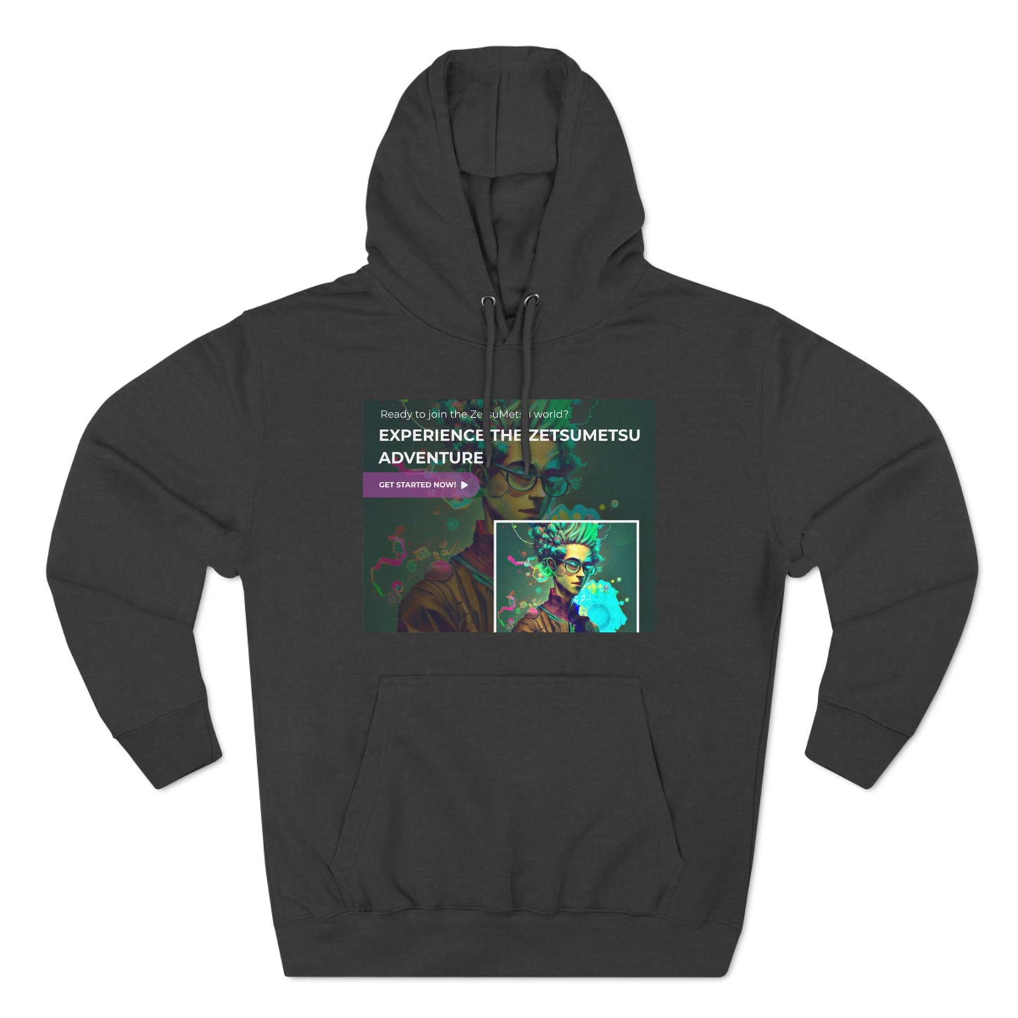 Zetsumetsu Eoe™ Three-Panel Fleece Hoodie