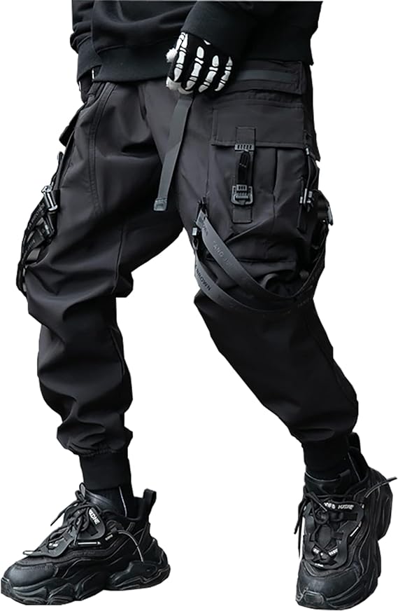 Niepce Inc Men's Japanese Streetwear Techwear Cargo Pants