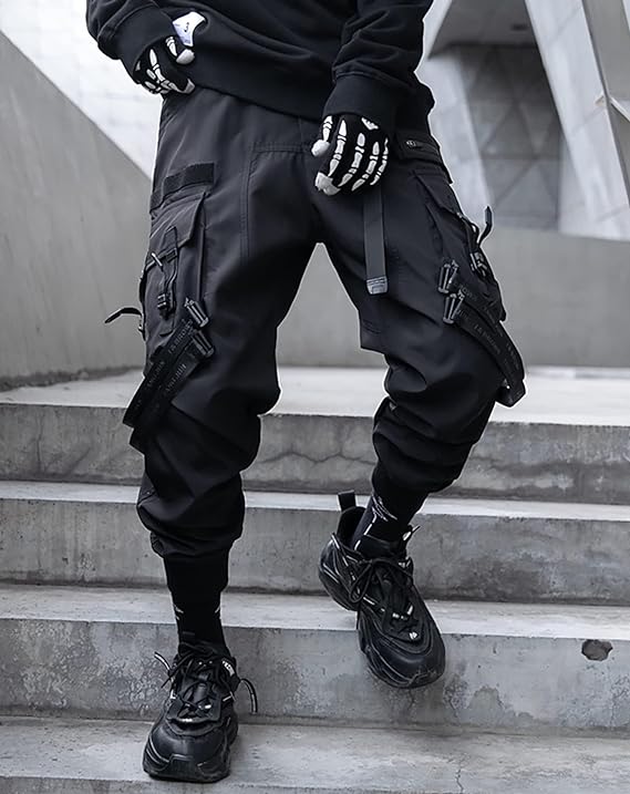 Niepce Inc Men's Japanese Streetwear Techwear Cargo Pants