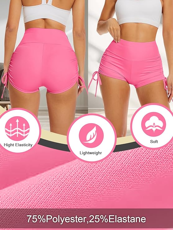 Butt Lifting Shorts for Women High Waist Yoga Shorts