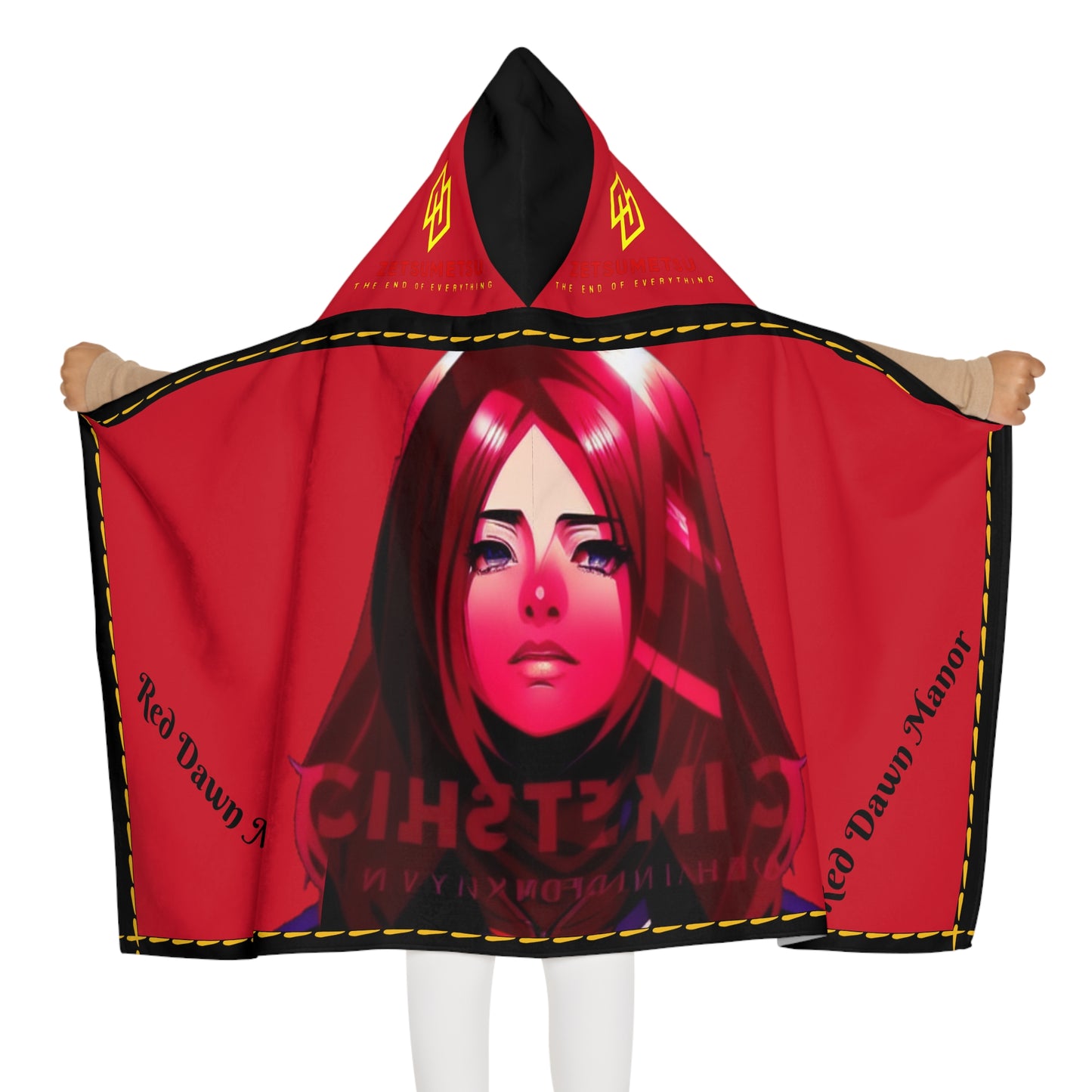 Zetsumetsu Eoe™  Red Dawn Manor - Youth Hooded Towel